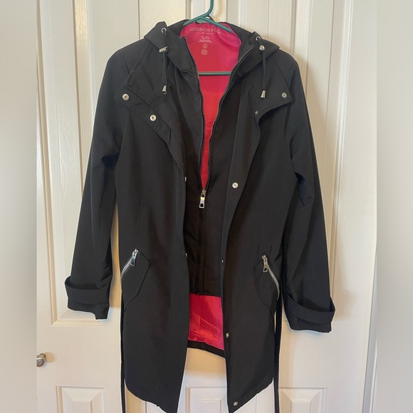 London Fog Trenchcoat/Rain Jacket Size L - Picture 2 of 5